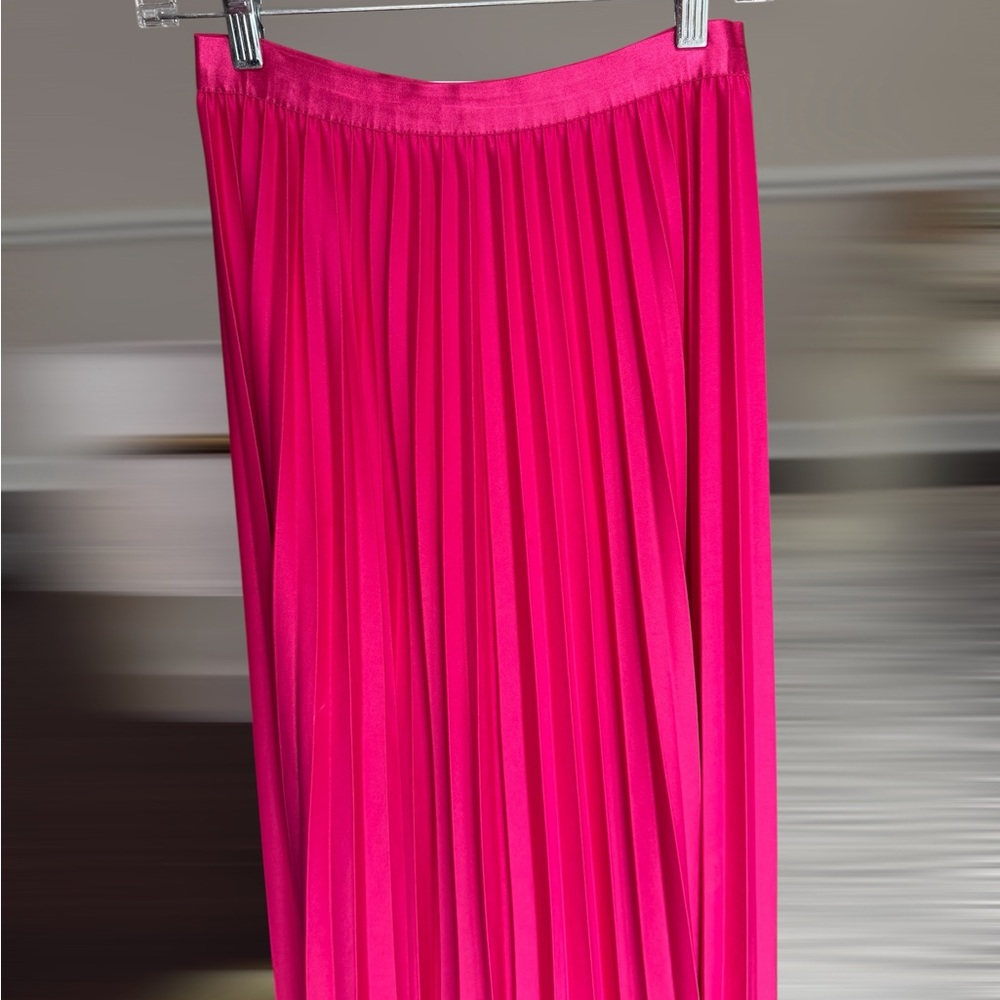 Vibrant Fuchsia A-Line Skirt